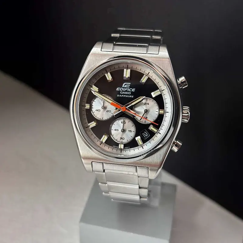 Casio Edifice Chronograph Black Dial Men's Watch- EFB-730D-1AV